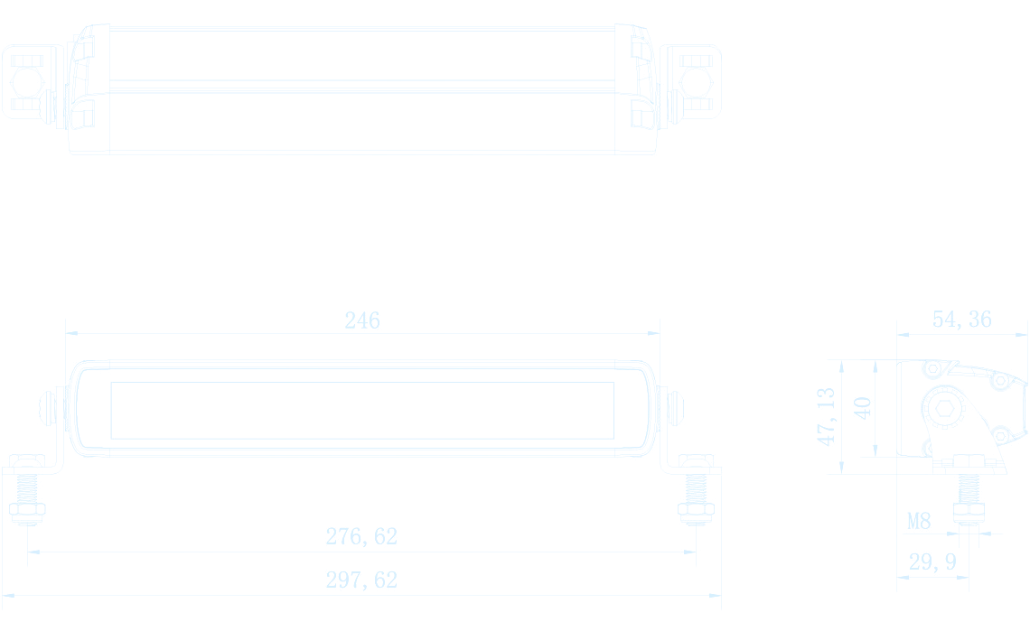 LED Bars: disegno tecnico